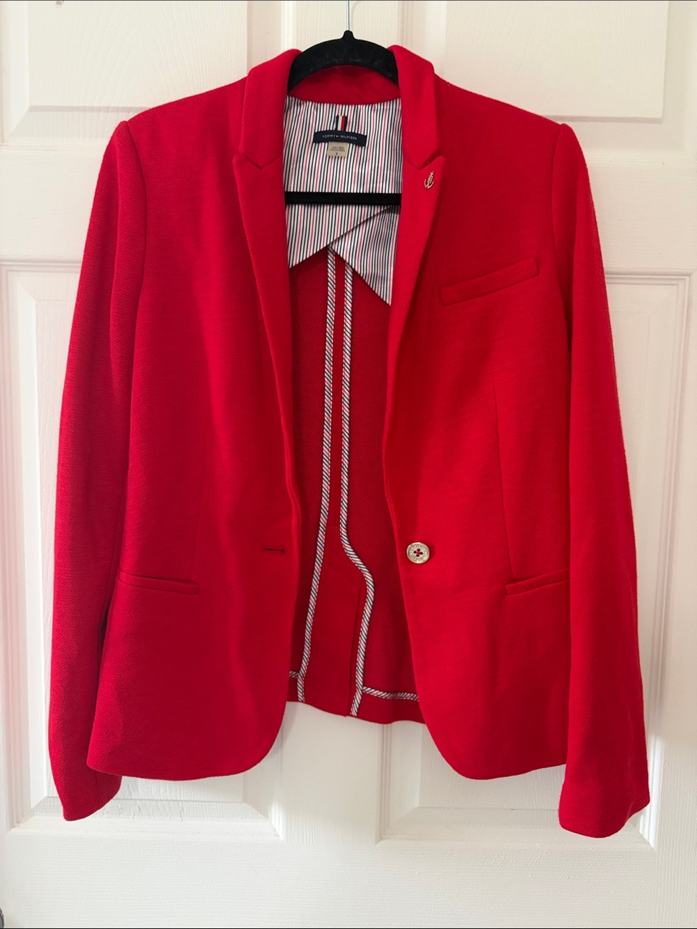 Tommy Hilfiger red blazer